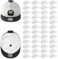 Niunuerga 48 Pack Adhesive Hat Hooks for Wall, Super Strong Hat Rack for Baseball Caps, Minimalist Hat Organizer Display for Home Decor, Hat Hangers Holder for Wall, Door, Closet, No Drilling (White) by Niunuerga