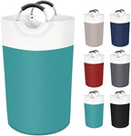 BlissTotes 90L Laundry Basket, Freestanding Collapsible Hamper, Green by BlissTotes