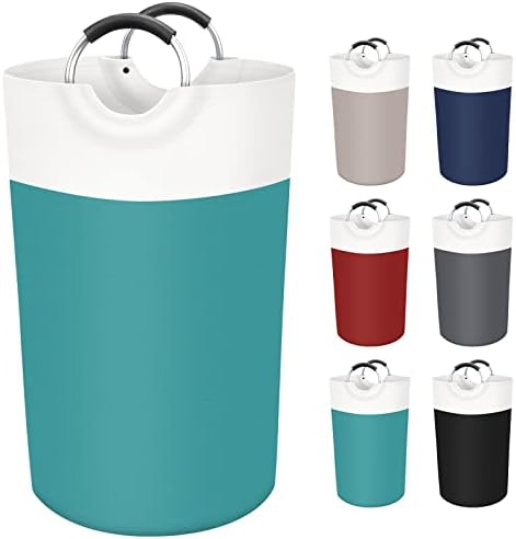 BlissTotes 90L Laundry Basket, Freestanding Collapsible Hamper, Green by BlissTotes