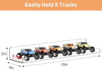 upsimples 8 Pcs 15" Acrylic Shelves for Wall Display and Storage, Clear - Image 3