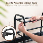 Gonfoam Expandable 3-Tier Shoe Rack for Closet and Entryway, Black - Image 3