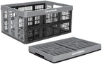 CleverMade Collapsible Utility Crate For Storage, 32L 1 Pack, Stone by CleverMade
