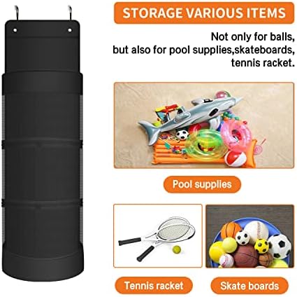 Boczif Hanging Ball Storage, Over Door Hanging Sports Equipment Organizer - Image 4