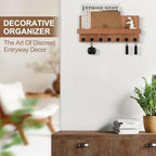 Key Holder for Wall, Decorative Key Holder with Shelf - Image 5