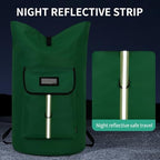 Extra-Large Heavy Duty Laundry Bag Backpack - Drawstring Closure (Grass Green) - Image 6