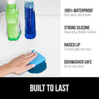 GORILLA GRIP Waterproof Silicone Under Sink Mat, Stay in Place, 19x22 White - Image 2