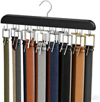 Belt Hanger for Closet Max 42 Belts, Belt Organizer Closet Accessories by RESOVO