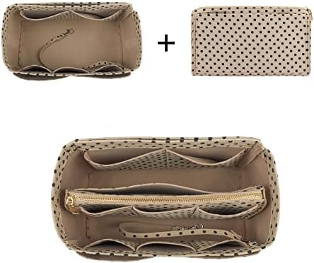 ZTUJO Purse Organizer Insert, Felt Bag Organizer with Metal Zipper, Handbag & Tote Shaper, For Speedy Neverfull Tote, 7 Sizes - Image 5