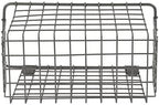 Spectrum Large Wall Mounted Wire Basket Industrial Gray Kitchen Wall Mount Organizer Storage Basket, Wire Basket for Kitchen Bathroom Pantry Organization, Wall Hanging Wire Caddy for Modern Homes - Image 6