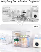 Vtopmart Clear Stackable Storage Drawers Set of 8, Plastic Organizer Bins - Image 5