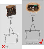 ZTUJO Purse Organizer Insert, Felt Bag Organizer For Handbag Purse Organizer,13 Colors, 6 Size (Small, Silky Brown) - Image 6