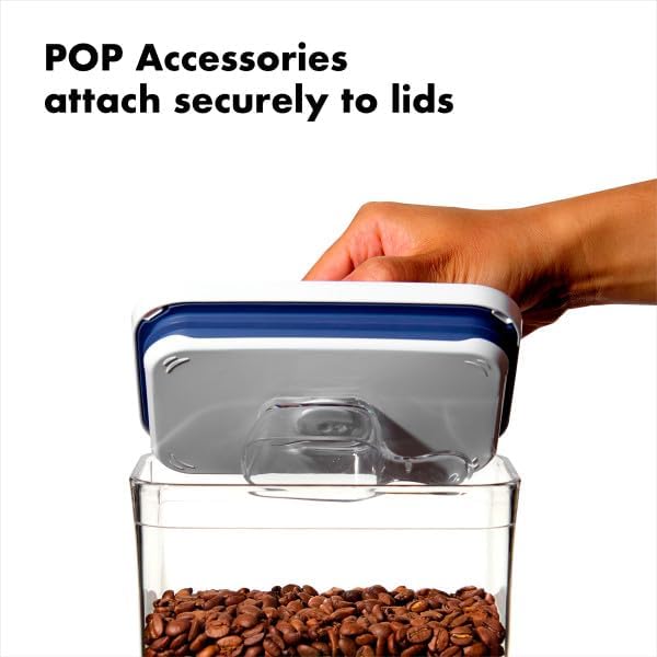 OXO Good Grips POP Container - Rectangle Tall 3.7 Qt,transparent,(Pack of 8) - Image 7