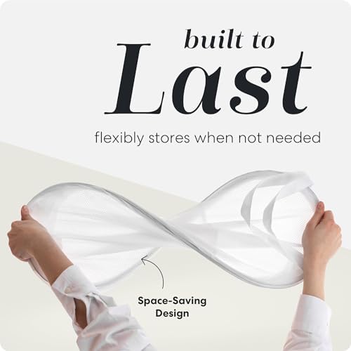 Handy Laundry Pop Up Laundry Hamper 71L Sturdy Collapsible Mesh (White) - Image 4