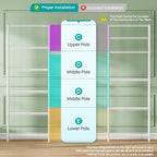 SINGAYE 6 Metal Shelves Wire Shelving Storage Shelf Adjustable Unit Pantry - Image 7