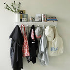 Entrance Coat Rack ，Coat Hooks, Wall-Mounted Wooden Hook Rack, Wall-Mounted Shelves are Very Suitable (White Color Finish—A-2) - Image 3