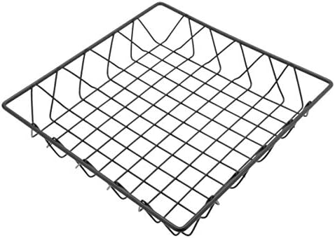 G.E.T. Square Heavy-Duty Iron Wire Utility Storage Basket for Pantry, Storage and More, 12" x 12" x 2" - Image 3
