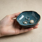 Ceramic Jewelry Tray, Ring Holder Floral Trinket Bowl for Women - Image 5