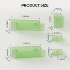 Nieifi Adhesive Shower Shelves, Green, 5 Pieces - Image 2