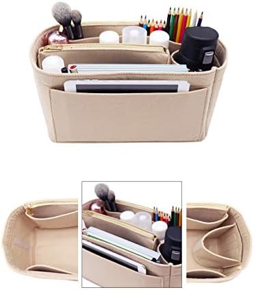LEXSION Felt Purse Organizer Insert, Tote Bag Shaper Dividers with 5 Sizes - Image 6