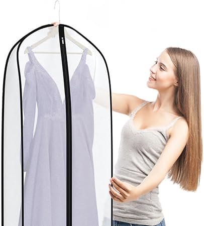 Zilink Dress Bags for Gowns Long Wedding Dress Storage Bags 72 in, 2 Pack - Image 3