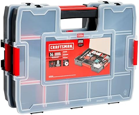 CRAFTSMAN Tool Organizer, 2-Packs with 14-Compartments, Lid Includes Secure Latch (CMST60944M) - Image 2