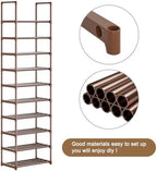 OYREL Metal Shoe Rack,Sturdy Stackable Shoes Organizer - Image 6