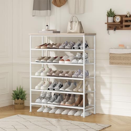 SUOERNUO 6 Tier Shoe Rack Organizer for Closet Shoe Storage for Entryway - Image 4