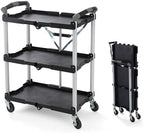 Olympia Tools 85-188 Pack-N-Roll Folding Collapsible Service Cart, 150LB Capacity, Black by OlympiaTools