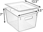 ClearSpace Storage Bin with Lid, Pantry & Desk Organizer, XL, 4 Pack - Image 6