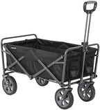 Mac Sports Collapsible Folding Outdoor Utility Wagon, Black by MacSports