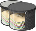 Hat Boxes For Women Storage - This Oversized Clear Hat Storage Bag can hold 9 hats,suitable for cowboy hats,suitable for travel and daily hat organizer for closet.(Pure Black and Pure Gray) by Unknown