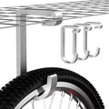 Thickened Bike Hooks for Garage Ceiling Rack, S Hooks Hanging Bike, Silver by BUSSDIS
