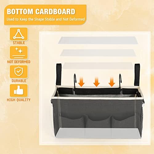 Lilithye Bedside Caddy, Bedside Storage Bag Hanging Organizer for Bunk Bed - Image 6