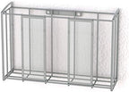 Simple Houseware Over Cabinet Door Mesh Organizer, Silver - Image 5
