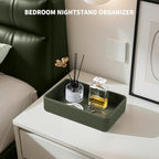 Valet Tray Organizer Bedside Nightstand Organizer Desk CatchallTray - Image 2