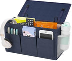 Bedside Caddy Storage Organizer for Bed Rails, Bed Caddy with 6 Pockets by Edudif
