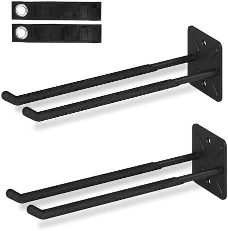 Nacial Garage Wall Hangers, Heavy Duty Ladder Hooks, 12.4 Inch 2 Pack by NacialPromise-Consumersfirstalways