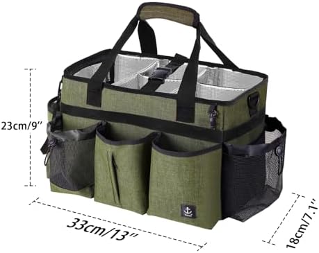Large Cleaning Caddy Bag Built-in hard plastic sheet Aluminum foil lining - Image 2