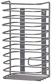 Household Essentials Satin Nickel Steel Door Basket by HouseholdEssentials