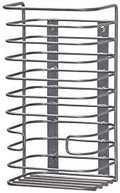 Household Essentials Satin Nickel Steel Door Basket by HouseholdEssentials