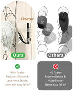 LINFIDITE 15 Pack Baseball Hat Rack Hanger Holder Organizer Multi Hook Wall Mounted Over Door Cap Display Storage Rack Cap Holder, Closet HangingStorage Rack w Hanging Hook White - Image 5