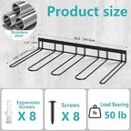 Boot Rack - 8-Pair Wader Hangers Wall Mount Cowboy Boot Hangers - Wall Boots Holder Storage Organizer for Closet, Entryway, Indoor, Garage 4 Pack - Image 2