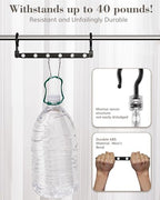 Space Saving Hangers for 48 Clothes, Reinforced Collapsible Hangers | 360° Swivel Hook, Fully Assembled, Hanger Hooks Space Saver for Closet Organizers and Storage, Dorm Room Essentials, Black - Image 4