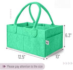 Mr. Pen- Baby Diaper Caddy Organizer, Green - Image 2