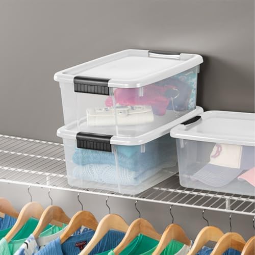 Sterilite Ultra Latch Box with Lids for Home and Office, 18 Quart, 6-Pack - Image 5