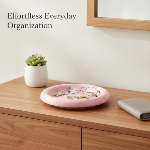 Square Storage Tray for Desk and Entryway Organization - Durable PP Catchall Dish for Keys, Coins, and Jewelry (7.5 x 7.5 Inches) - Image 2