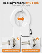 ODesign 3 Tier Adjustable Shower Caddy Hanging Over Head Anti-Swing White - Image 3
