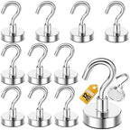 DIYMAG Magnetic Hooks 12pcs 50lbs Cruise Essentials 2026 Magnet Hook by DIYMAG