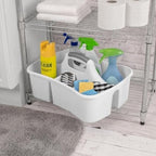 JOEY'Z Extra Large 5 Gallon Divided Cleaning Caddy Organizer with Handle - Image 3
