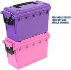 Sheffield 12632 Ammo Box Made in USA Stackable Lockable Ammo Storage Box - Image 6